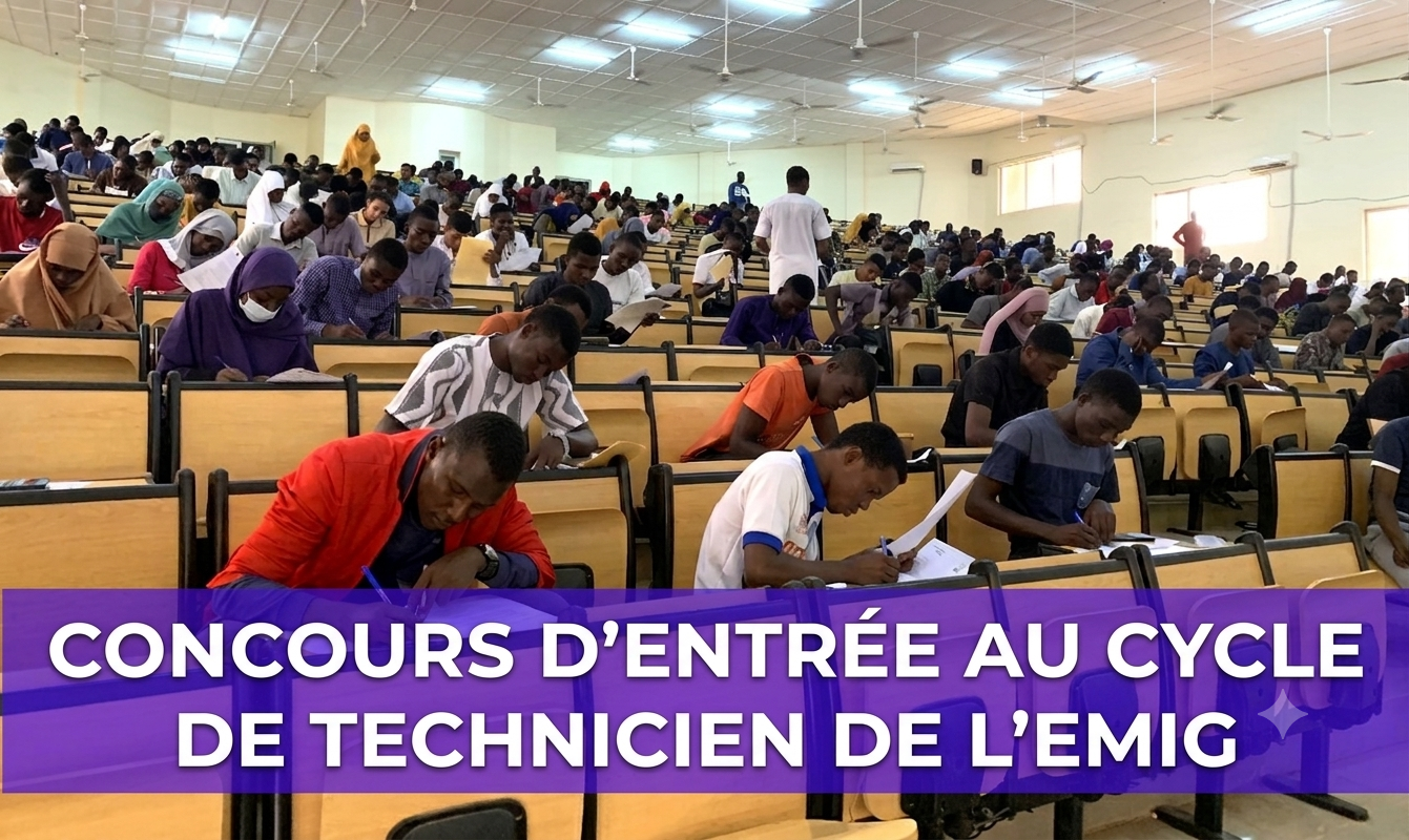 Ouverture du concours d'entrée au Cycle de Technicien Grade Licence de l'EMIG – Session d'août 2026 (Année académique 2026-2027)